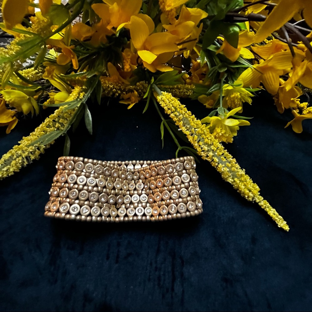 Metallic Bling Stretch Bangle. Has Bling to it! Not too Stretchy!
